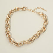 Modern Bold Statement Link Chain Necklace