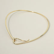 Minimalist Metal Hook Necklace
