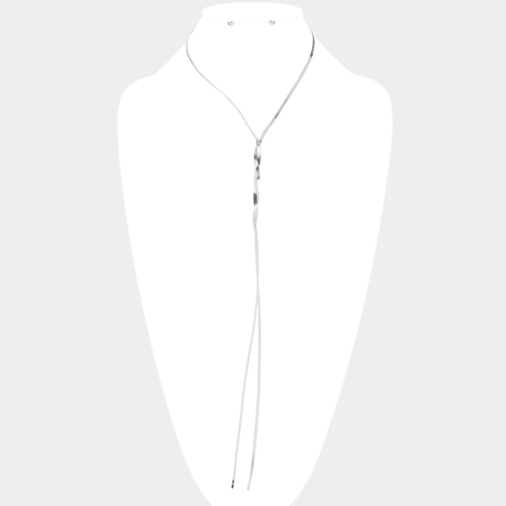 Snake Chain Metal Necklace