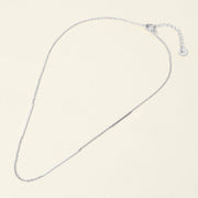 SECRET BOX_Stainless Steel Bead Bar Chain Necklace