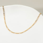 18K Gold Filled Classic Figaro Chain Necklace