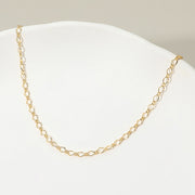 18K Gold Filled Rolo Chain Necklace