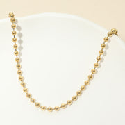 Stainless Steel Beaded Chain Necklace