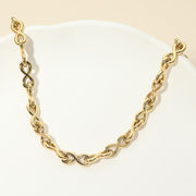 Stainless Steel Infinity Link Chain Necklace