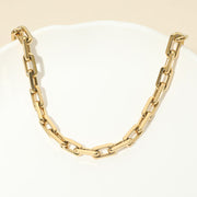 Stainless Steel Paperclip Chain Necklace