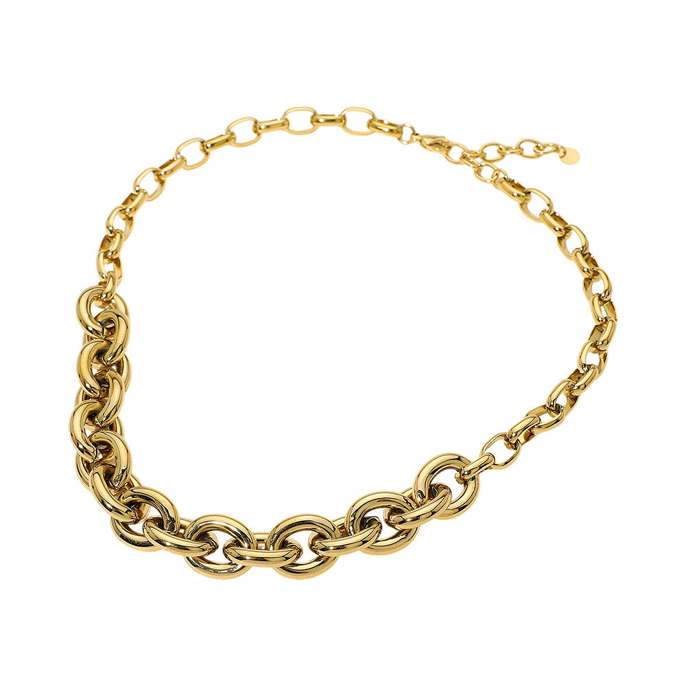 Stainless Steel Chunky Chain Necklace