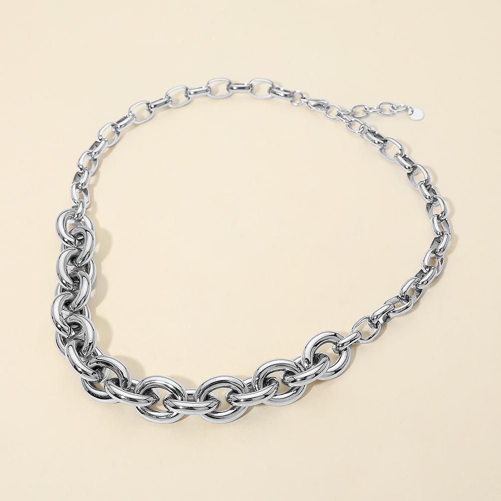 Stainless Steel Chunky Chain Necklace