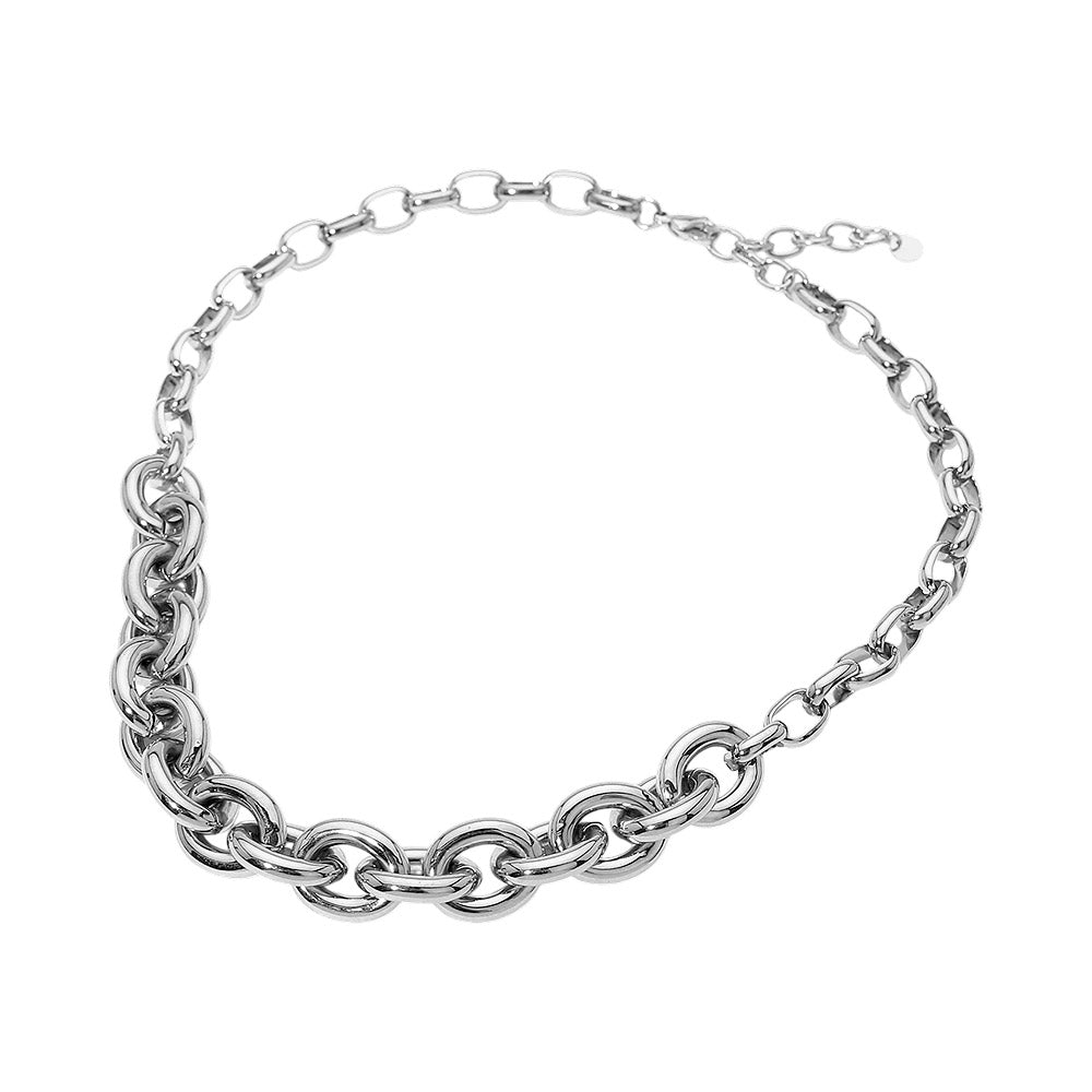 Stainless Steel Chunky Chain Necklace