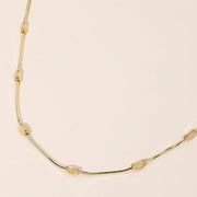 SECRET BOX_Stainless Steel Beaded Chain Necklace