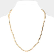 24Inch Gooseneck Metal Necklace