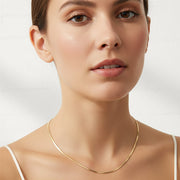 Gold Dipped Slim Chain Necklace