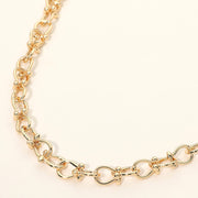 Abstract Link Chain Necklace