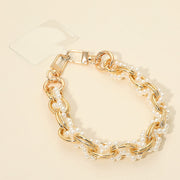 Pearl Chain Phone Holder Bracelet Wristlet Strap