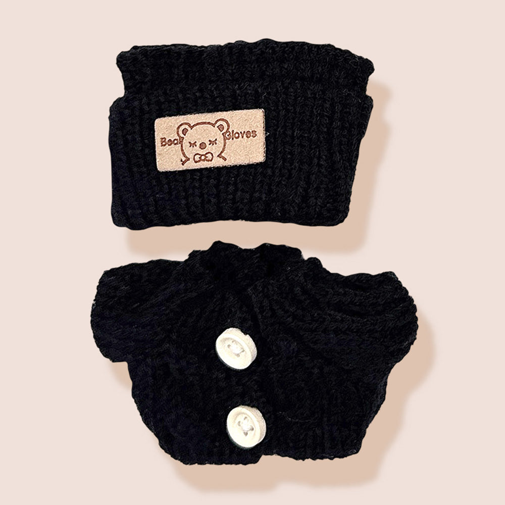 Mini Doll Knitted Sweater Headband Outfit Set
