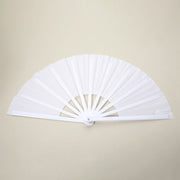 Plain Folding Line Dance Hand Fan