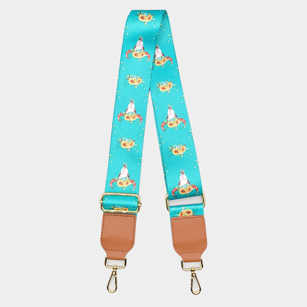 Steer Head Pointed Bag Strap