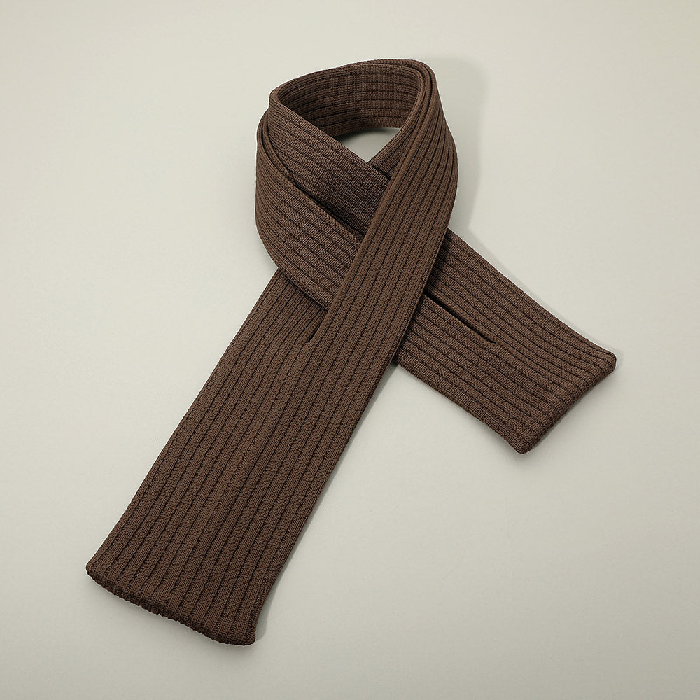 Long Ribbed Knit Stretch Phone Pouch Phone Holder