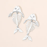 Fishbone Statement Earrings