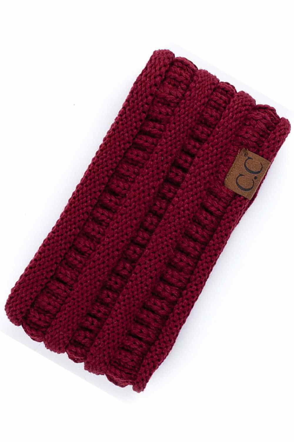 C.C Solid Ribbed Headwrap