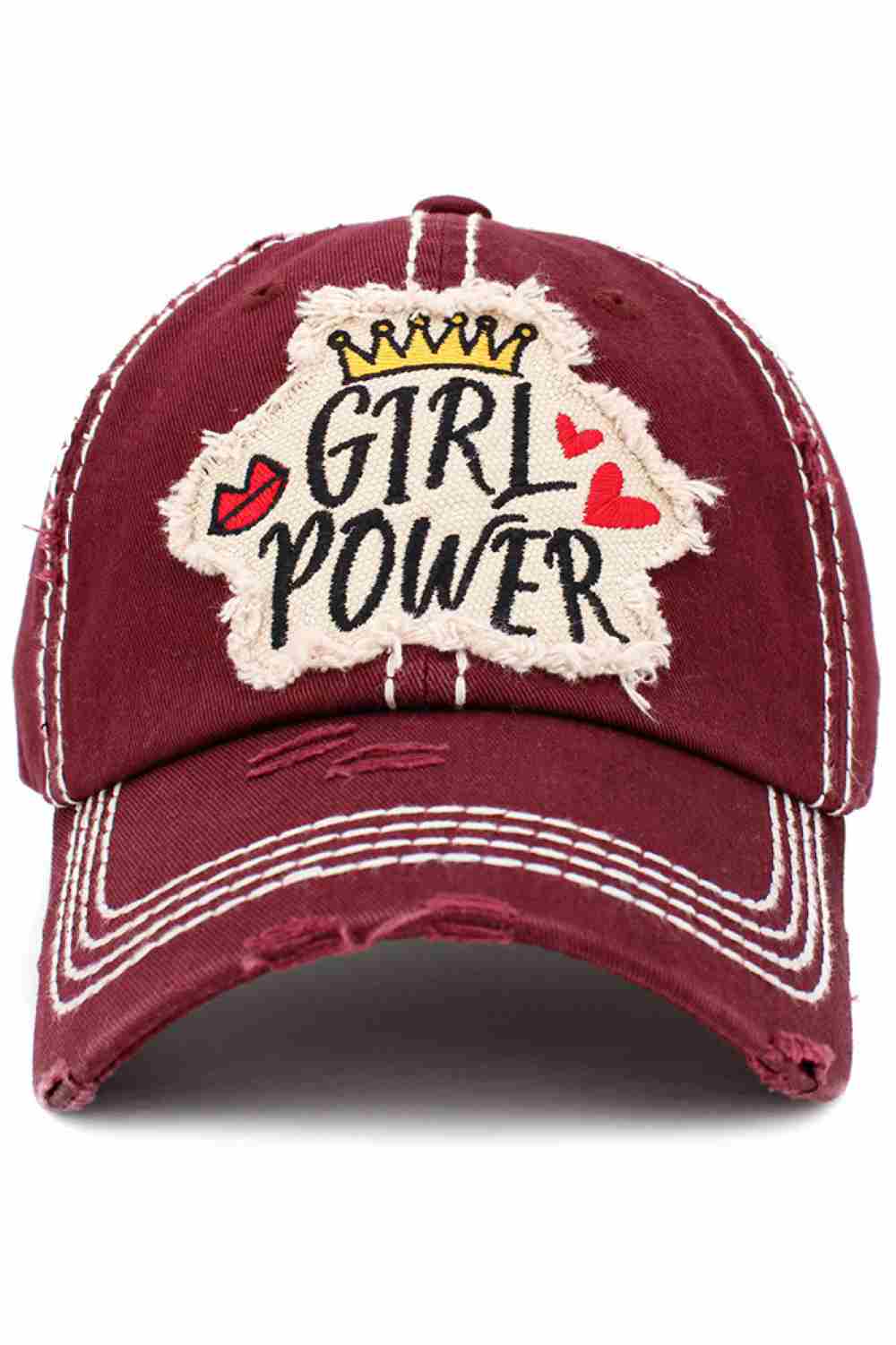 GIRL POWER WASHED VINTAGE CAP