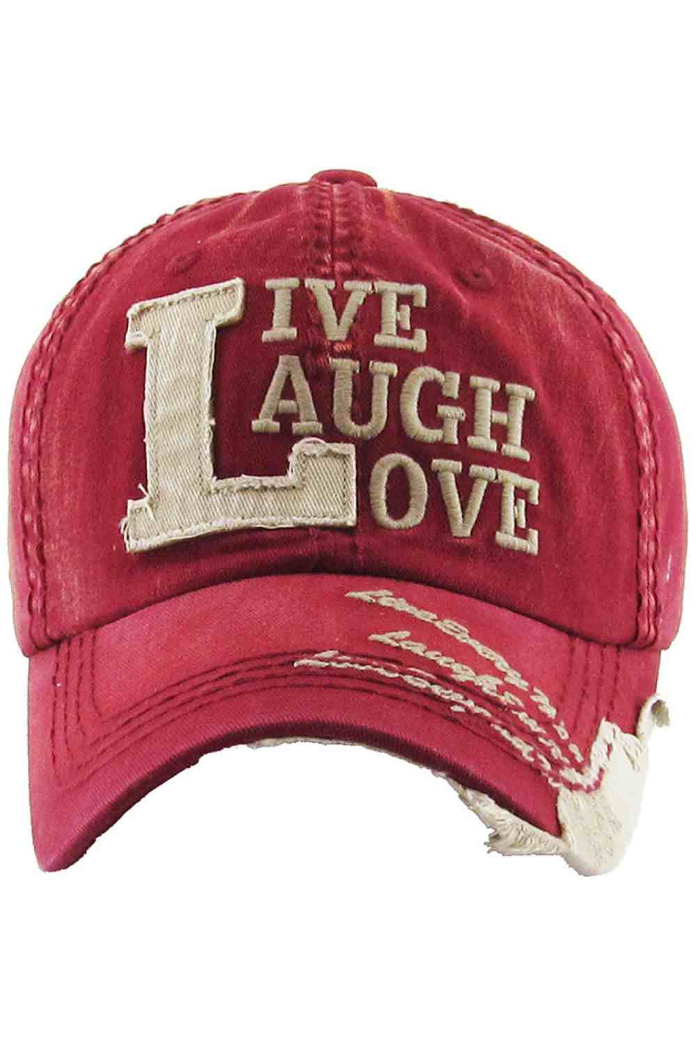LIVE LAUGH LOVE VINTAGE BASEBALL CAP