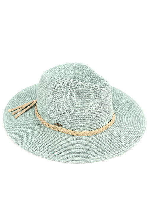 C.C Women's Straw Panama Hat Sun