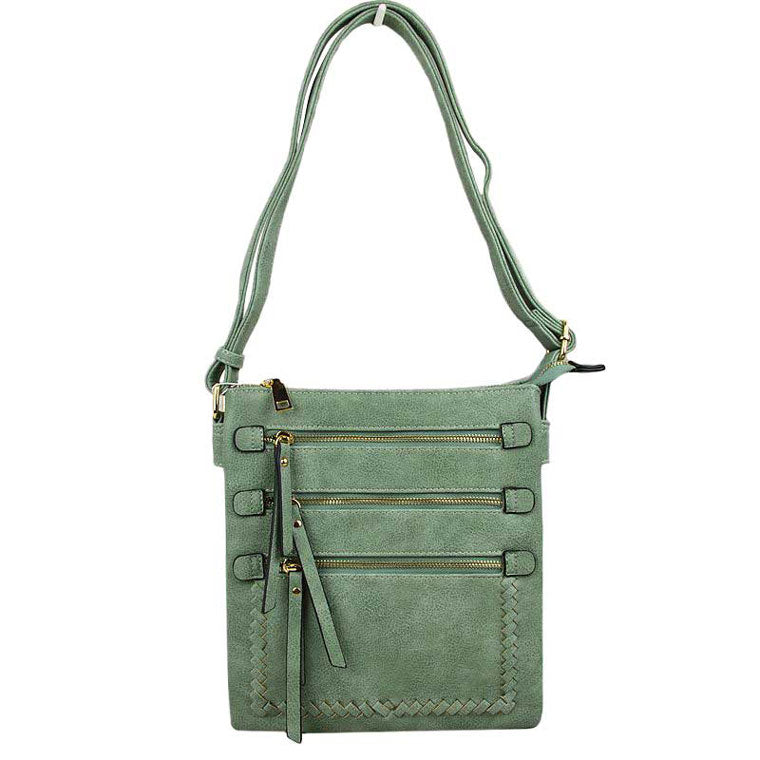 Fashionable Women's Soft Faux Leather Crossbody Purse Shoulder Bag