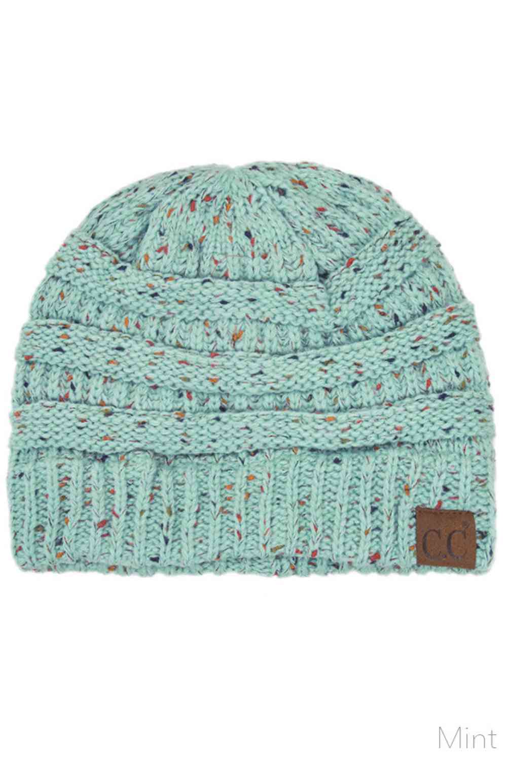 C.C Confetti Cable Knit Beanie