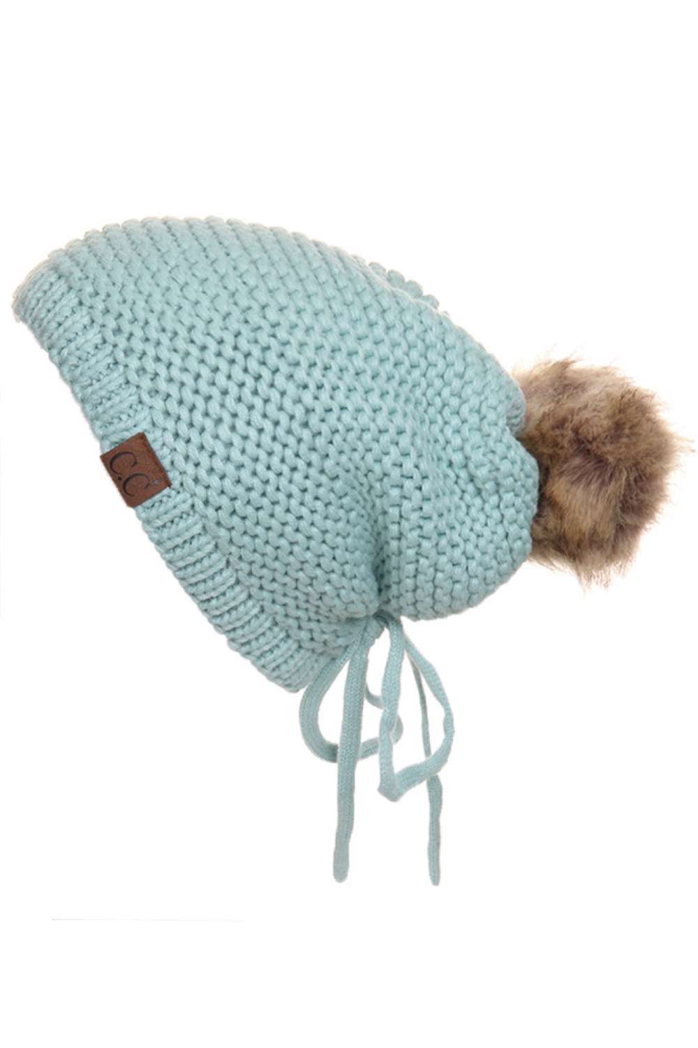 C.C Fleece Lined Slouchy Beanie