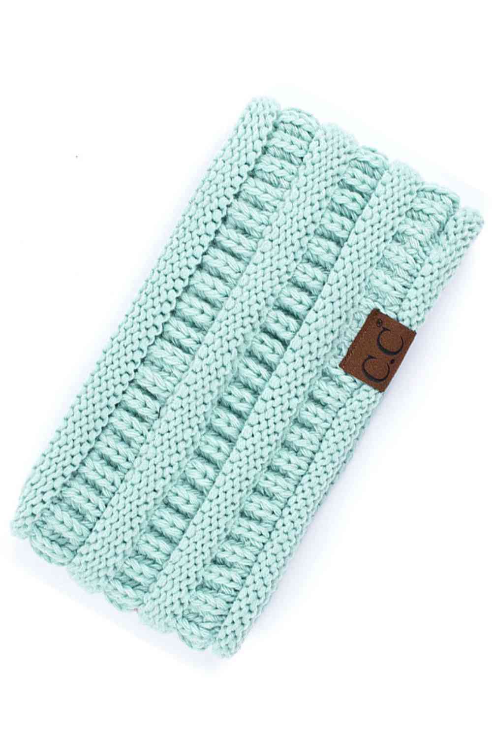 C.C Solid Ribbed Headwrap