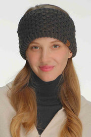 C.C Cross Cell Stitch Knit Winter Headwrap