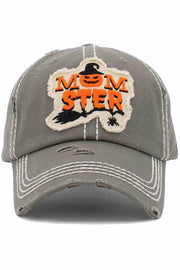 MOMSTER WASHED VINTAGE BASEBALL CAP
