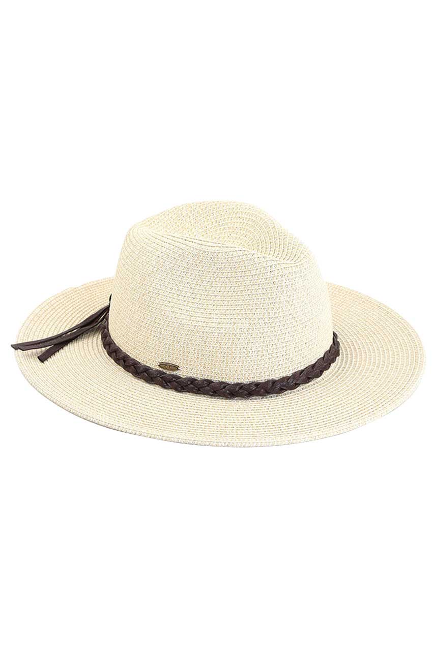 C.C Women's Straw Panama Hat Sun