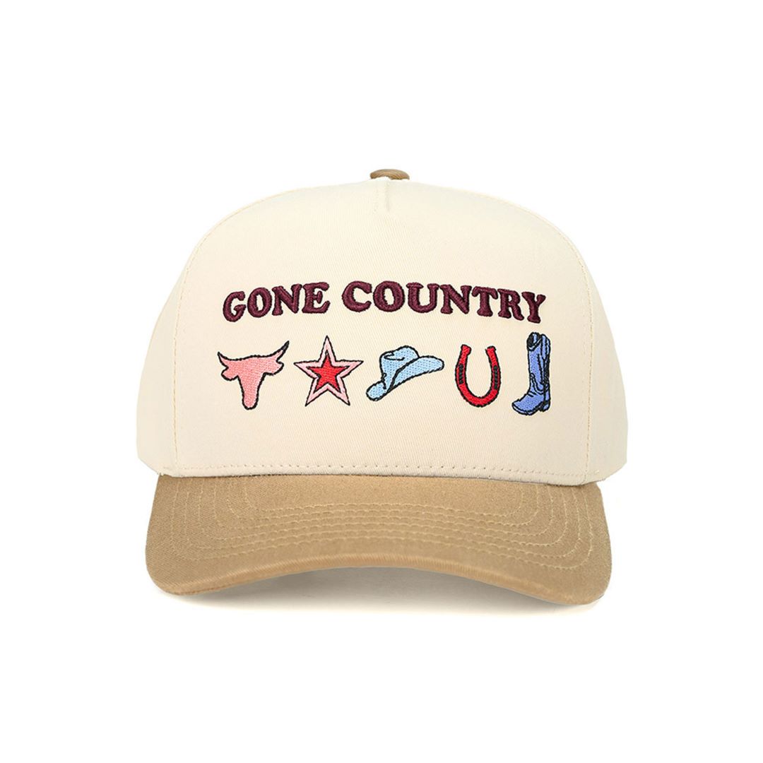 C.C GONE COUNTRY Western Symbols Trucker Cap