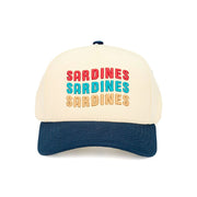 C.C SARDINES Multi Color Letter Trucker Cap