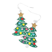 Christmas Tree Dangle Earrings