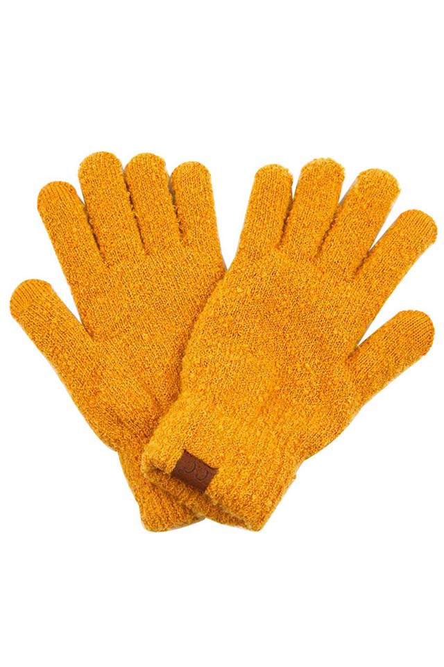 C.C Solid Boucle Gloves