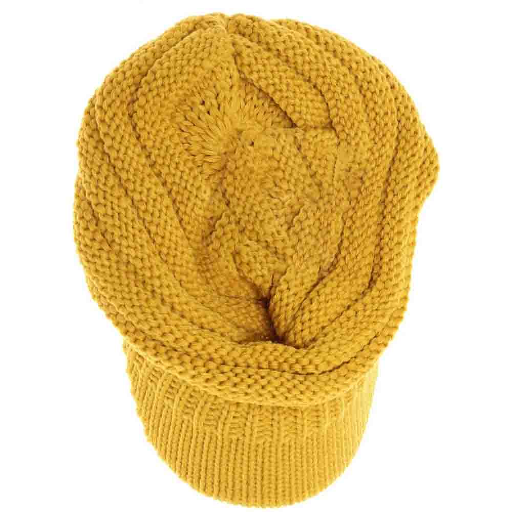 Knit Beanie Tail C.C Cap
