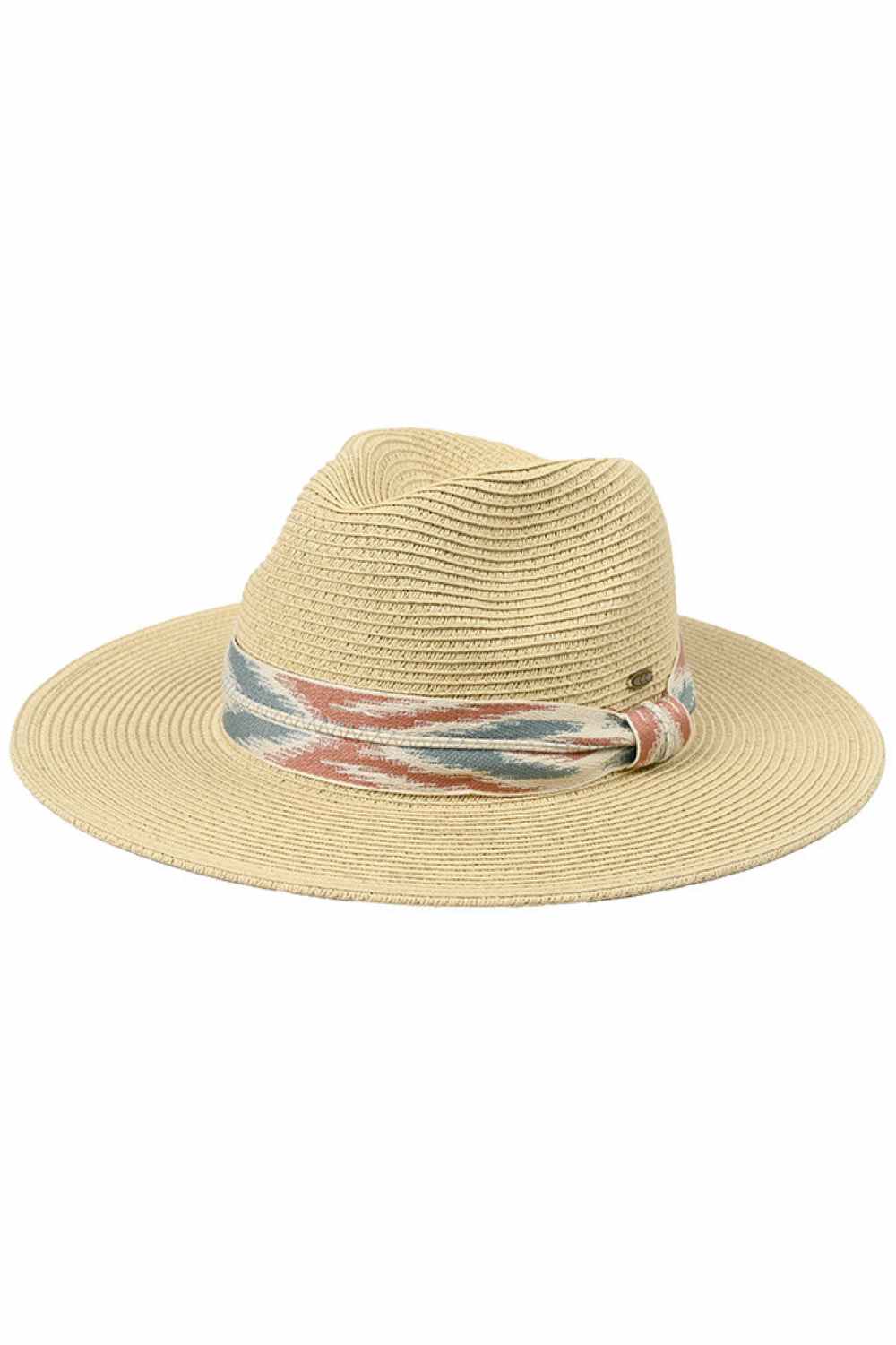 C.C Aztec Pattern Band Panama Sun Hat