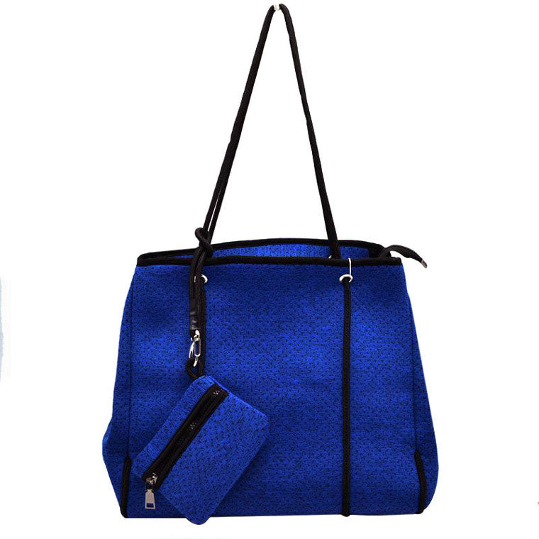 Large Tote Bag Women Work Bag Purse Neoprene Zip