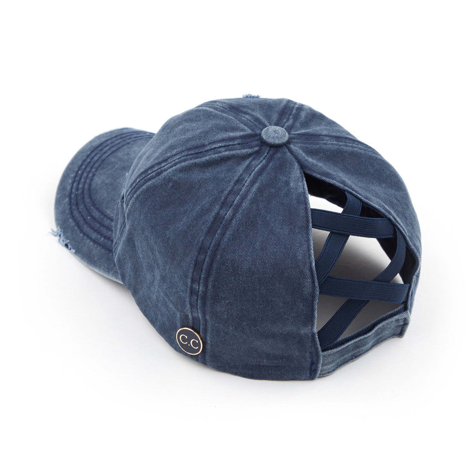 C.C Women's Baseball Ponytail Cap