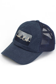 C.C Wild Patch Criss-Cross Pony Cap