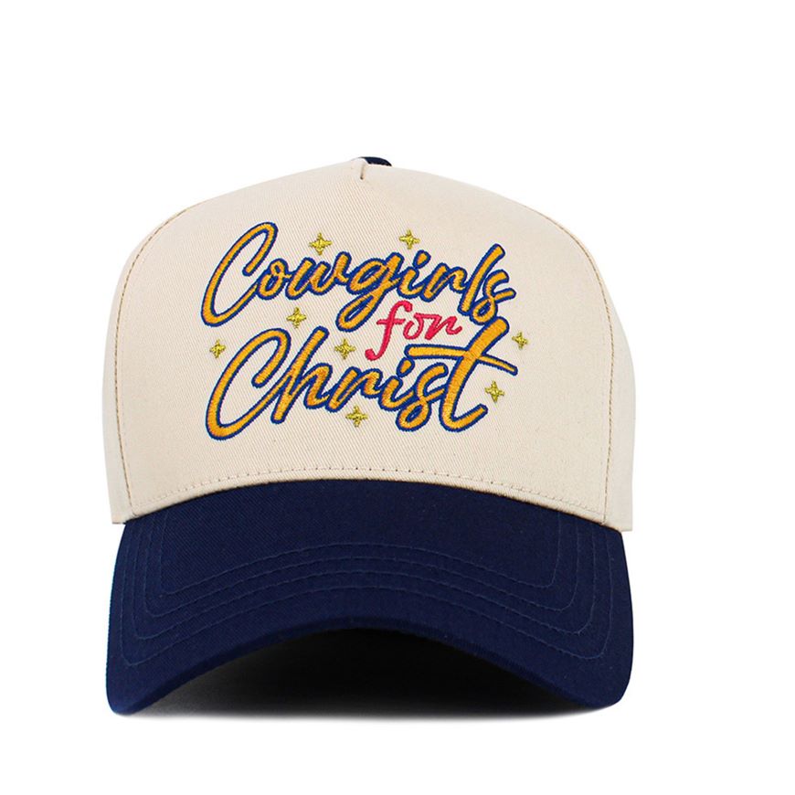 COWGIRLS FOR CHRIST Letter Five Panel Baseball Cap