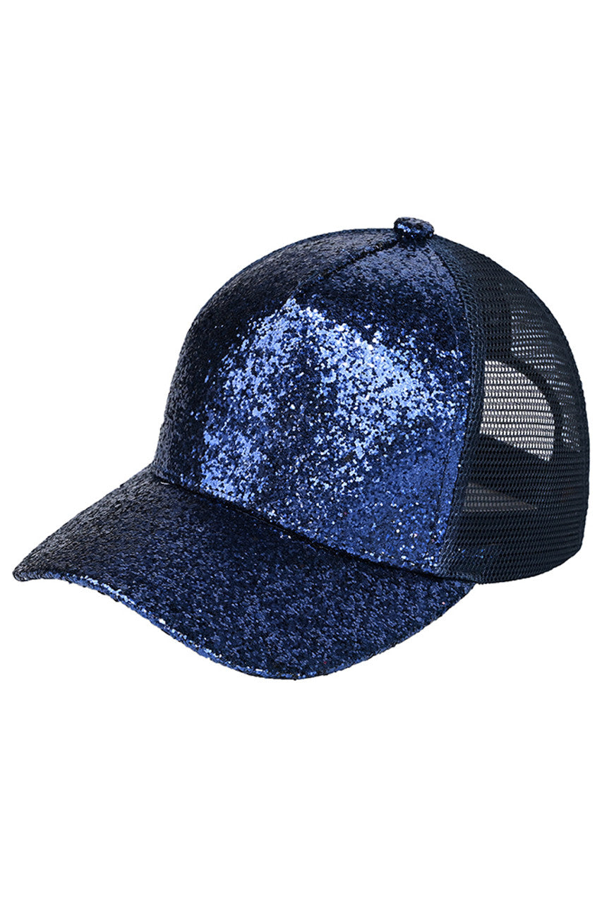 C.C Women's Glitter Trucker Cap Hat