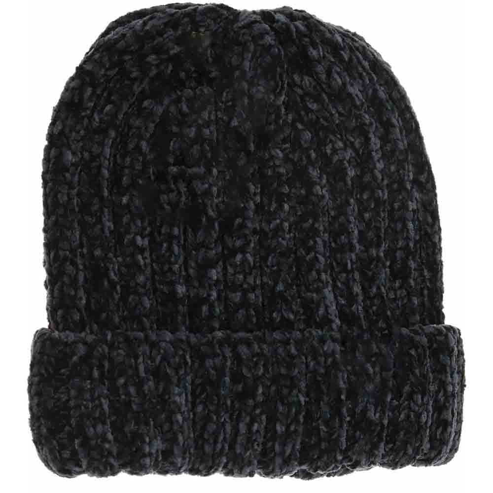Solid Ribbed Chenille C.C Beanie