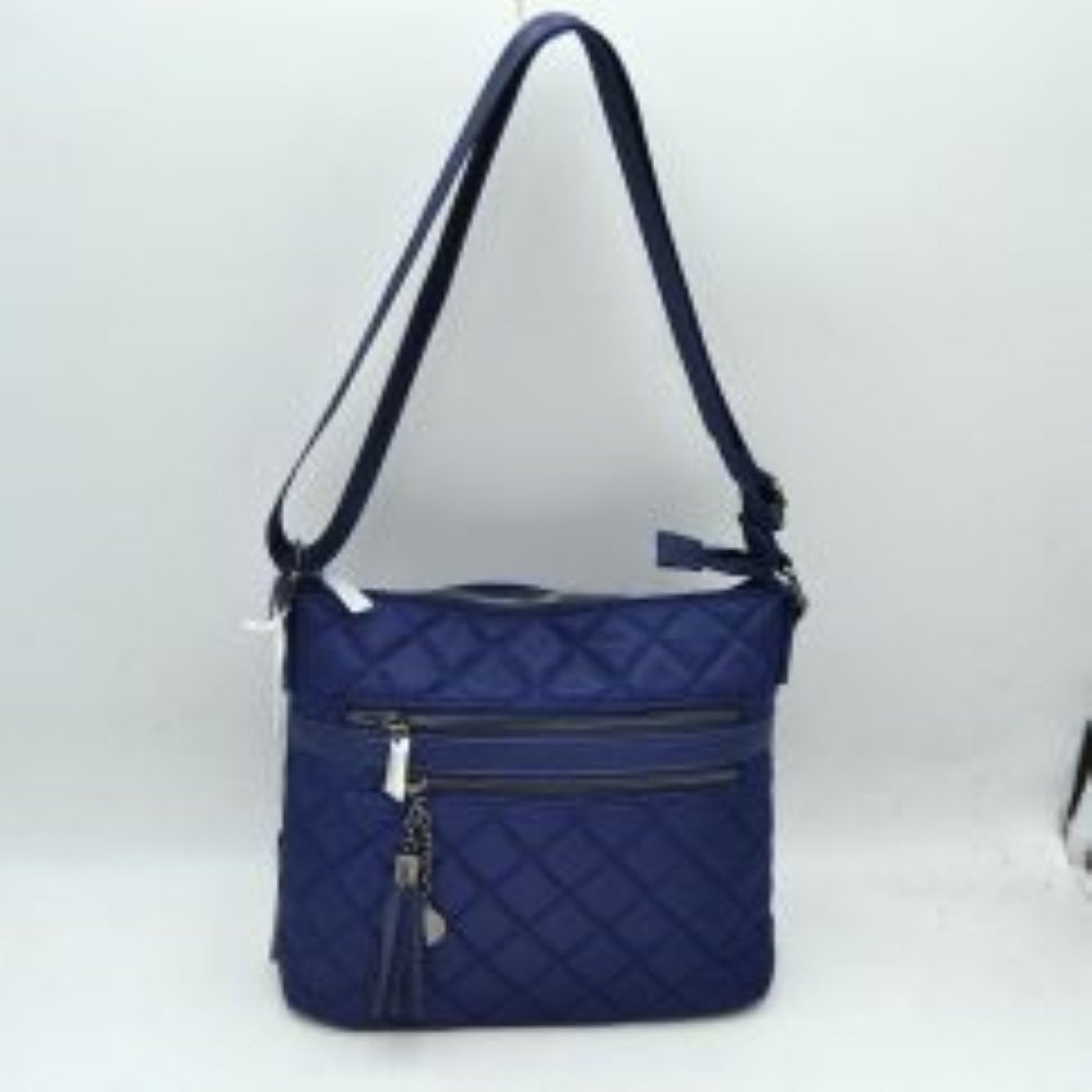 Quilted Crossbody Bag with Adjustable Shoulder Strap