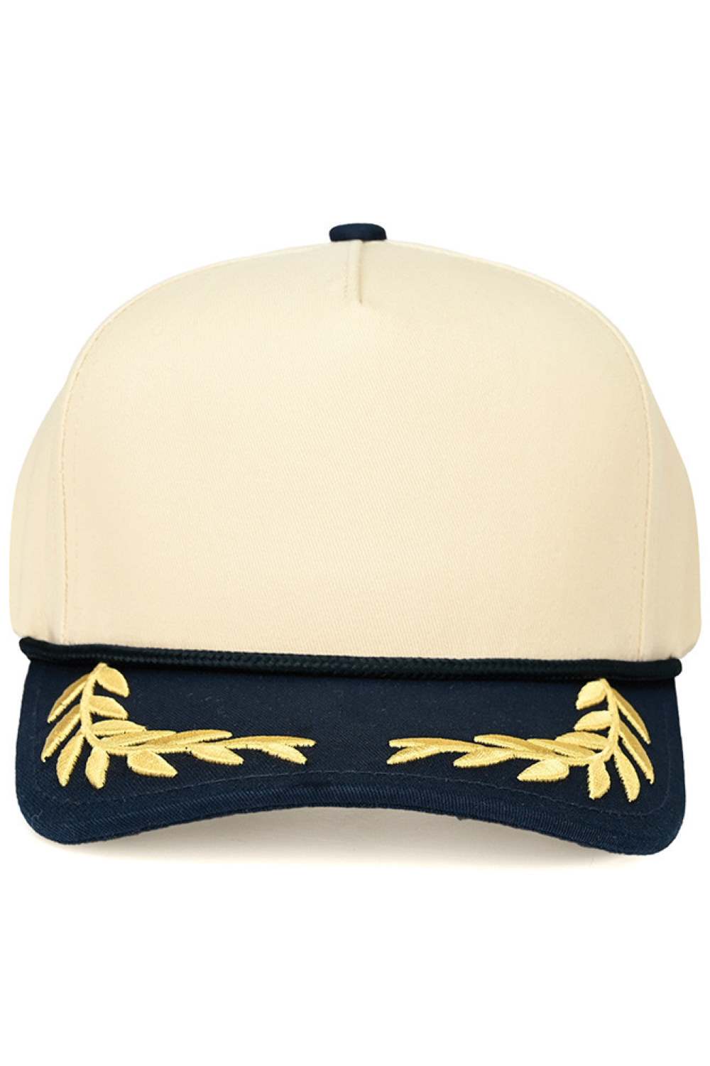 C.C Gold Bay Leaf with Rope Two Tone Trucker Cap