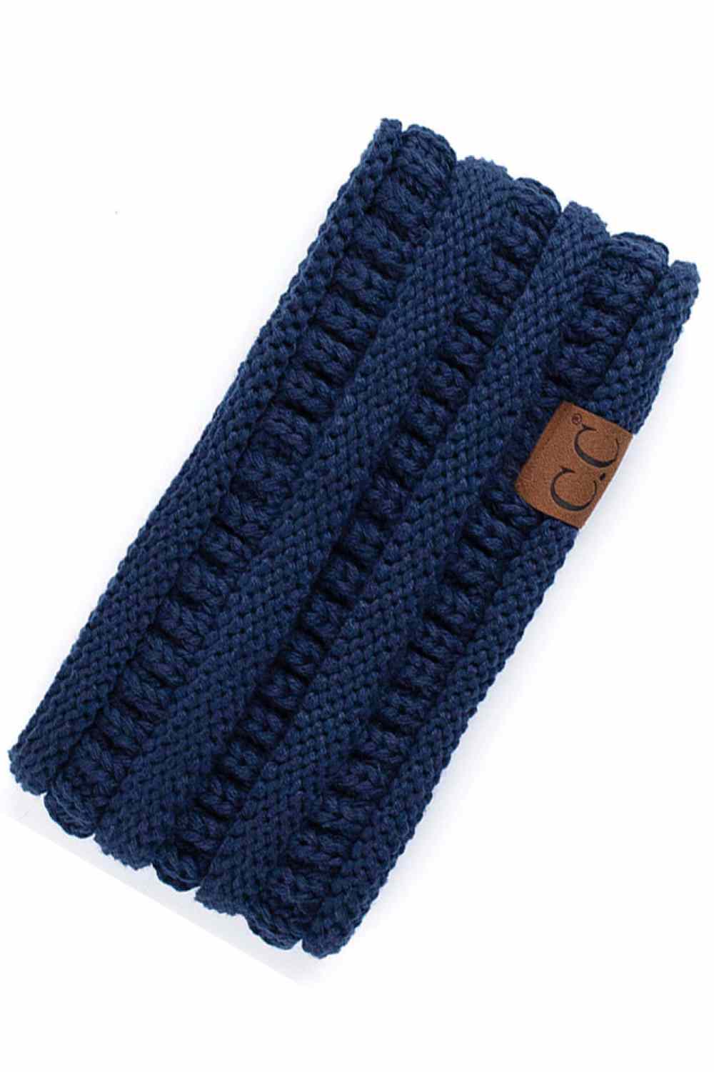C.C Solid Ribbed Headwrap