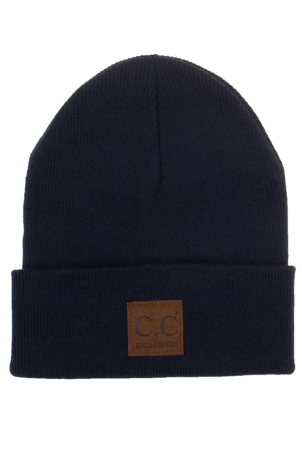 C.C Unisex Classic Basic Solid Color Beanie