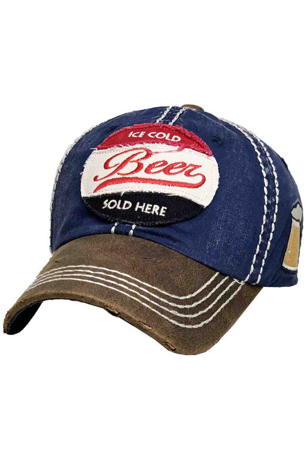 ICE COLD BEER VINTAGE BASEBALL CAP